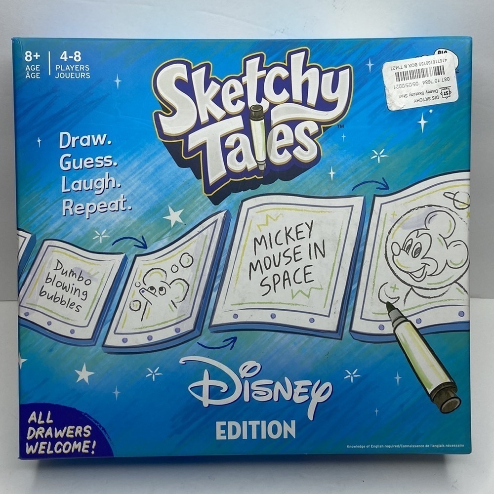 Sketchy Tales - Disney Edition 8+ All Drawers Welcome! NEW